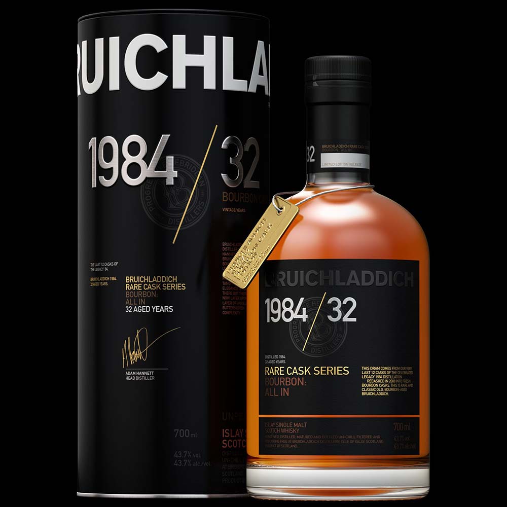 Bruichladdich 1984/32 Rare Cask Series - Bourbon: All In bruichladdich-rare-cask-series product bottle