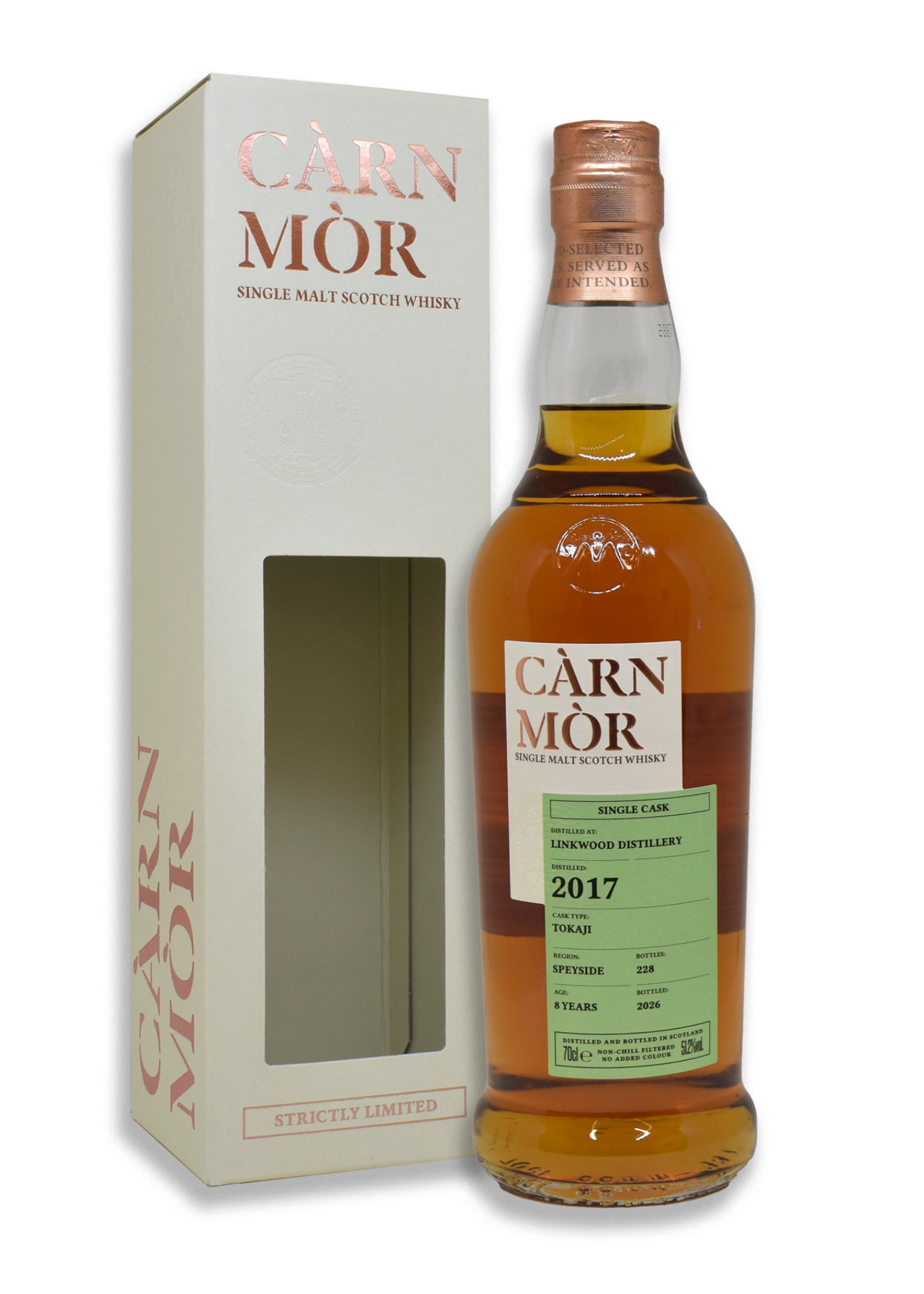 Càrn Mòr 8 Year Old Speyside Single Malt Scotch Whisky product bottle