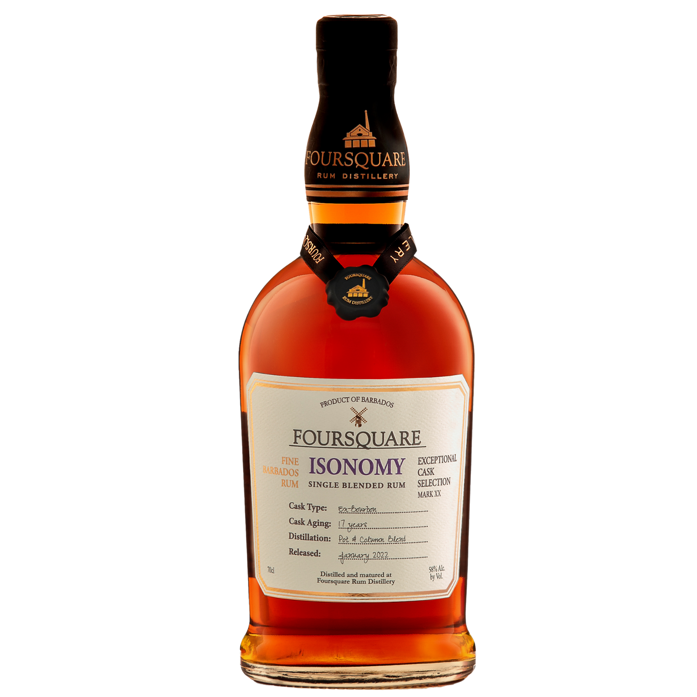 Foursquare Isonomy Rum product bottle