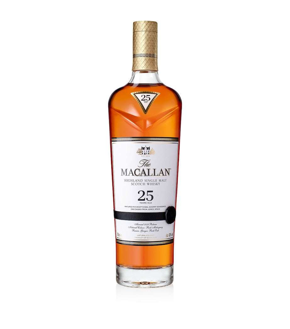 The Macallan 25 Year Old Sherry Oak Single Malt Scotch Whisky product bottle