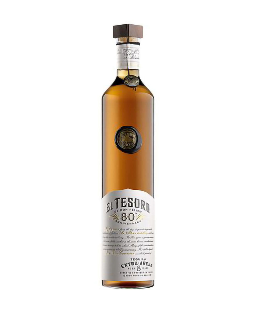 El Tesoro 80th Anniversary Extra Añejo Tequila product bottle