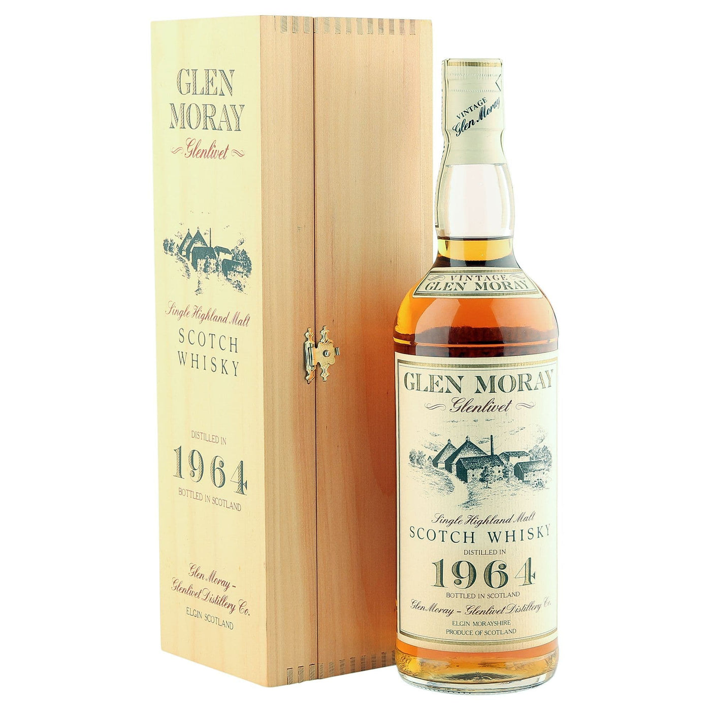 Glen Moray 27 Year Old 1964 Single Malt Scotch Whisky product bottle