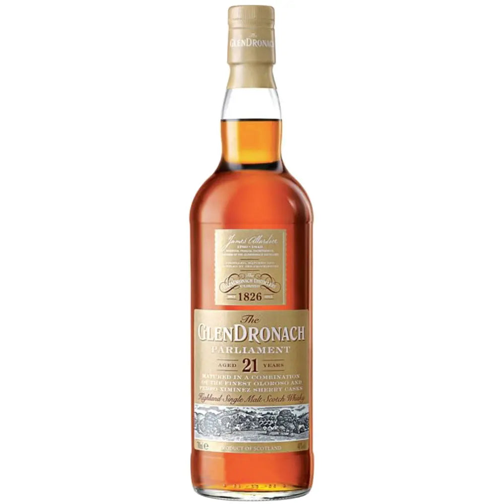 GlenDronach 21 Year Old Parliament Scotch Whisky product bottle