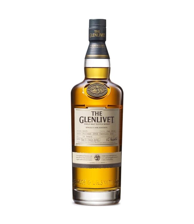 The Glenlivet Single Cask Pullman 20th Century Single Malt Scotch Whisky product bottle