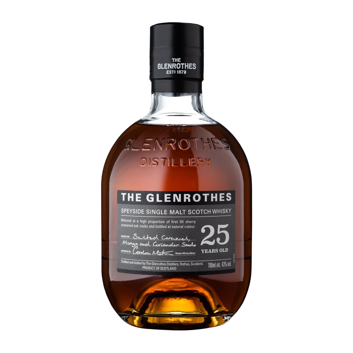 The Glenrothes 25 Year Old Single Malt Scotch Whisky product bottle