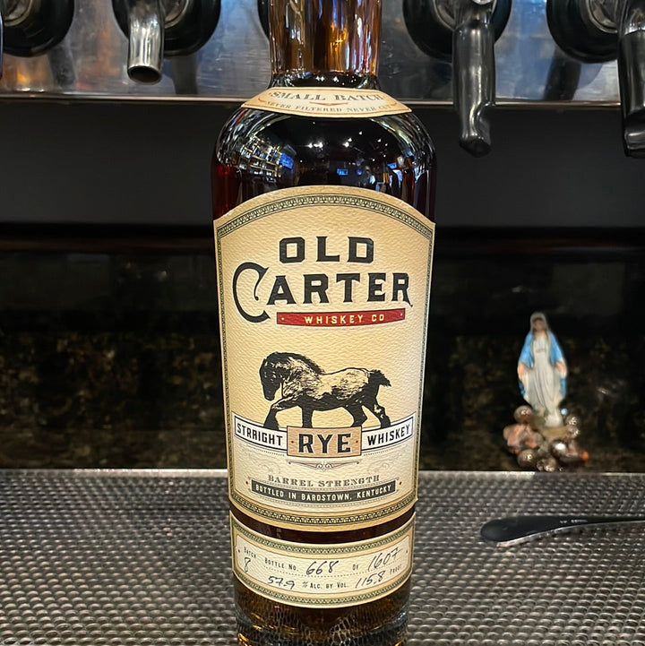 Old Carter Batch #8 Rye Whiskey product bottle