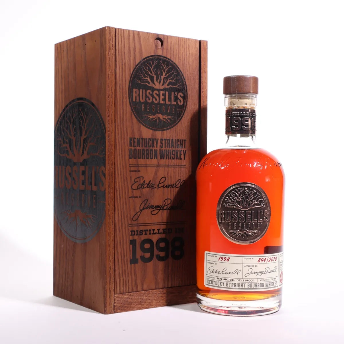 Russell's Reserve 1998 Kentucky Straight Bourbon Whiskey product bottle
