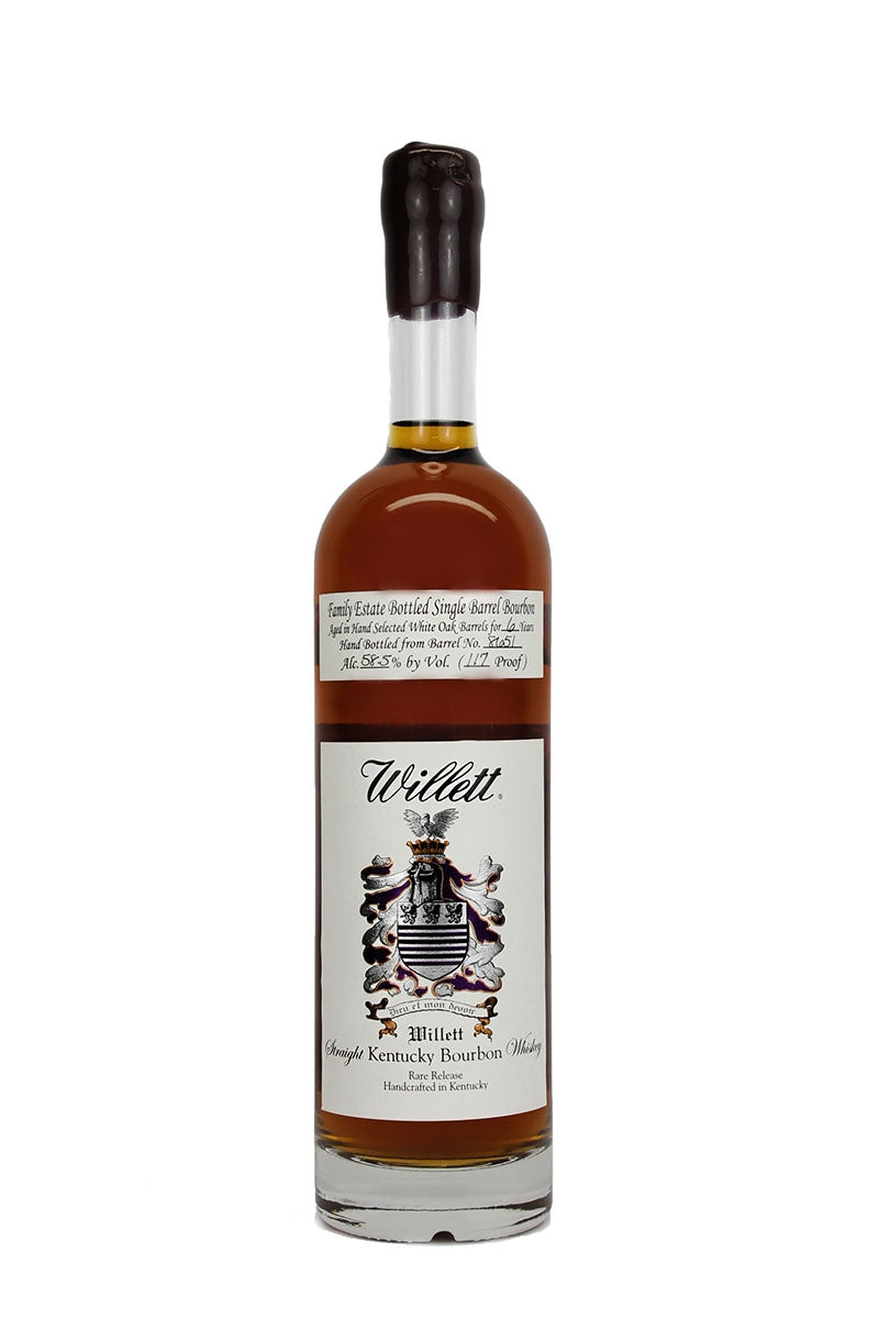 Willett Family Estate 6 Year Old Single Barrel Straight Bourbon Whiskey product bottle