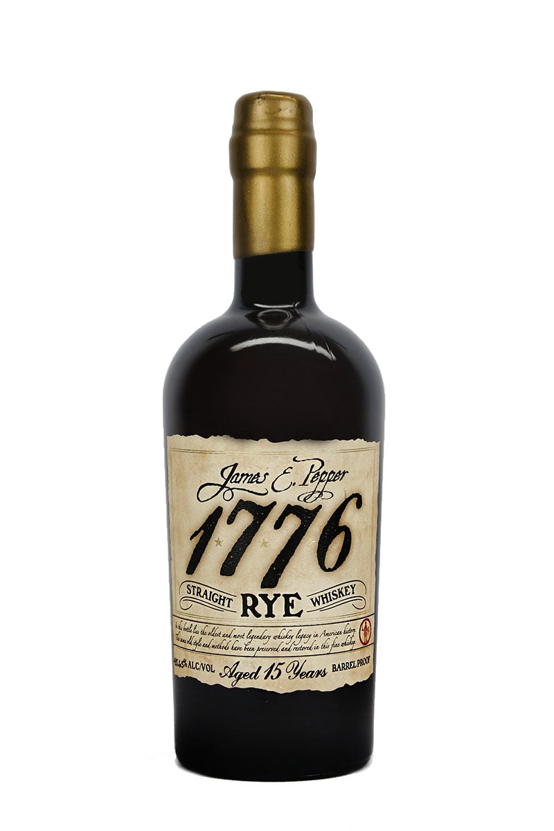 James E. Pepper 1776 15 Year Old Straight Rye Whiskey product bottle