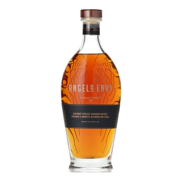 Angel's Envy Mizunara Cask Finish Bourbon Whiskey product bottle