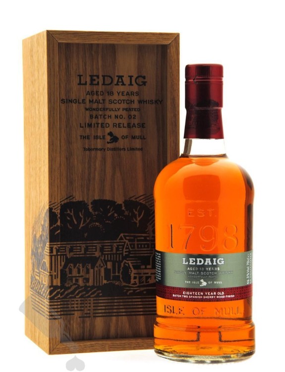 Ledaig Limited Release (Batch #2) 18 Year Old Scotch Whisky product bottle