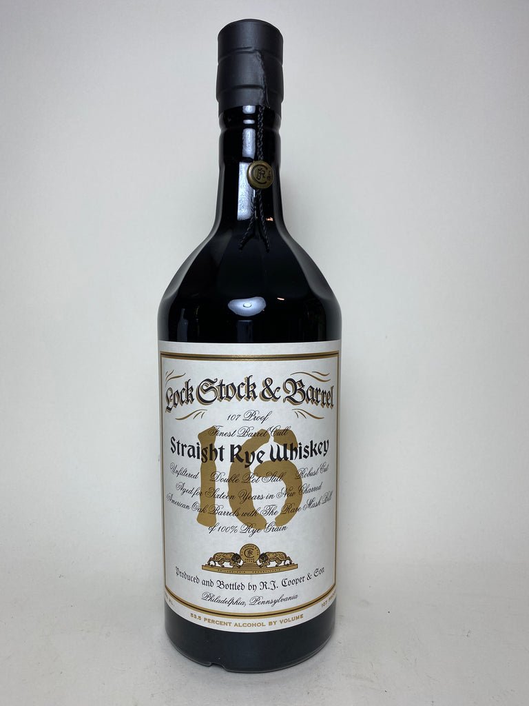 Lock Stock & Barrel 16 Year Old Straight Rye Whiskey
