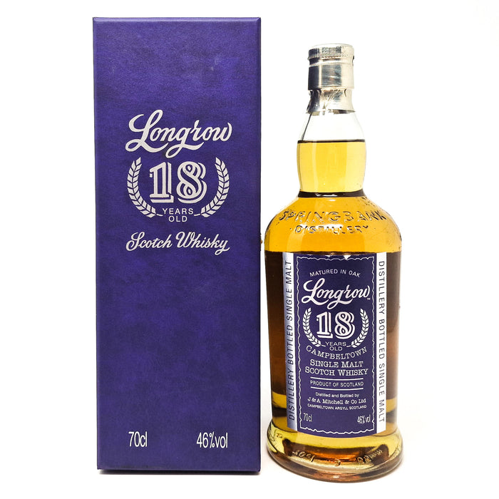 Longrow 18 Year Old Single Malt Scotch Whisky product bottle