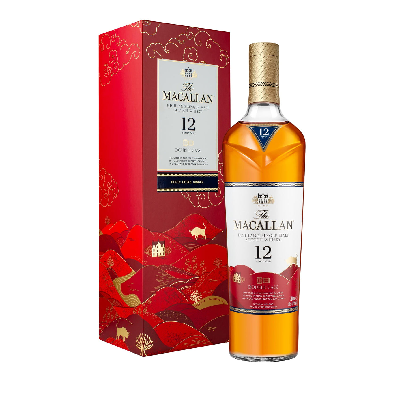 Macallan 12 Year Chinese New Year Gift Box product bottle
