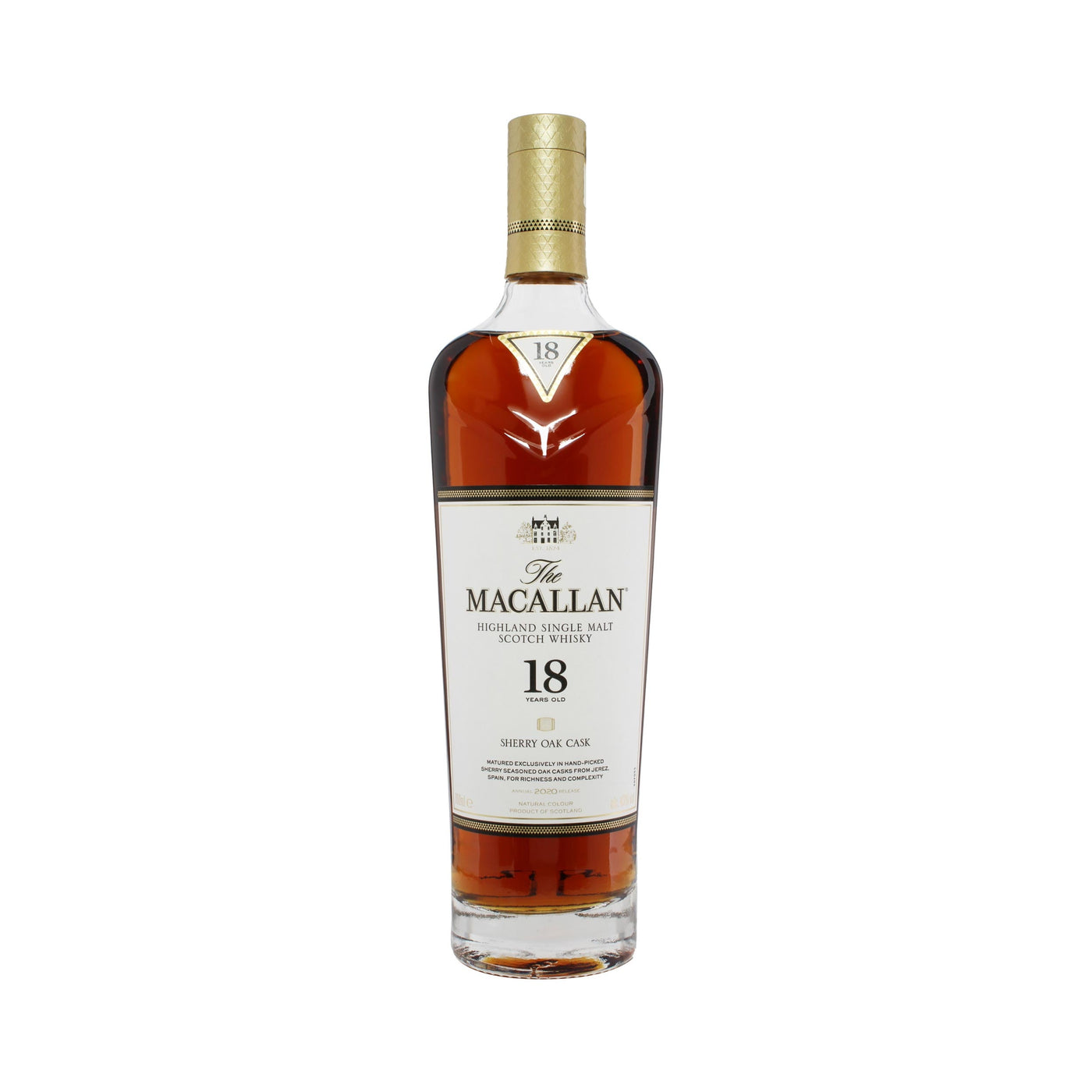 The Macallan 18 Year Old Sherry Oak 2020 Release product bottle