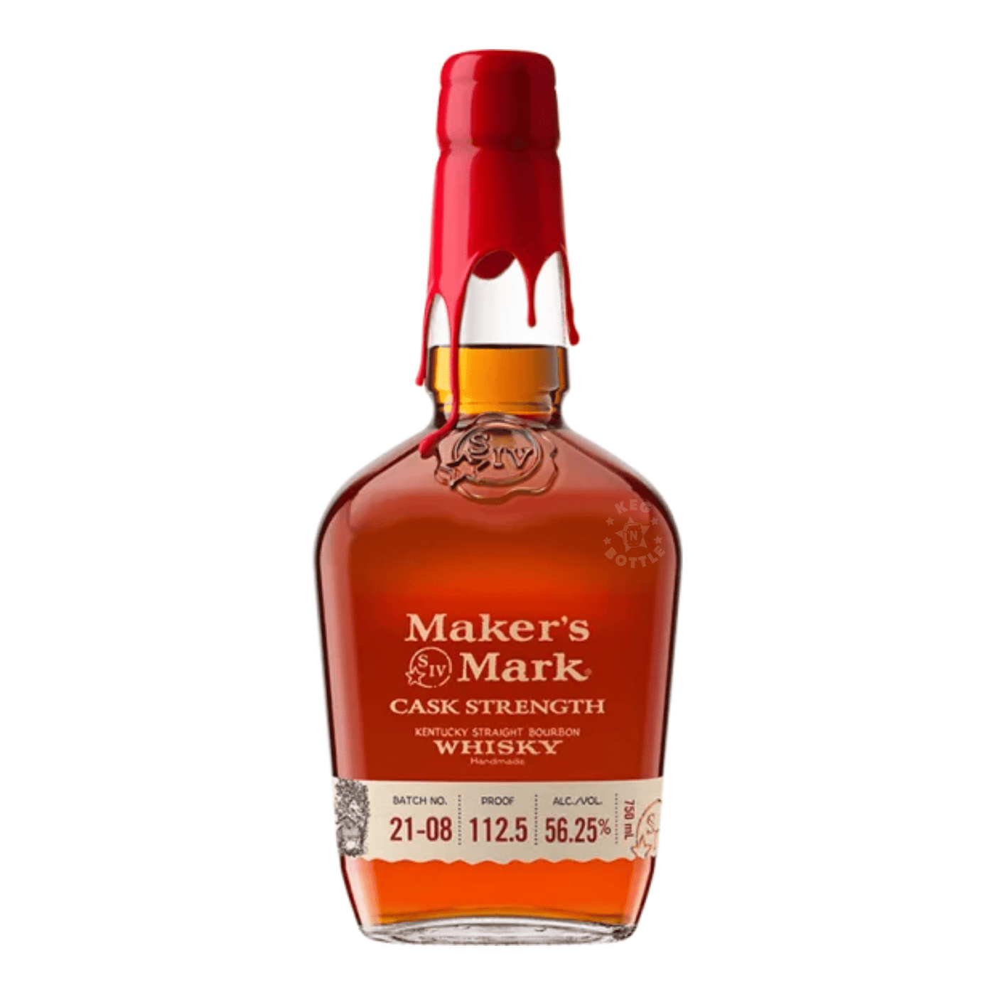 Maker's Mark Cask Strength Bourbon Whisky product bottle