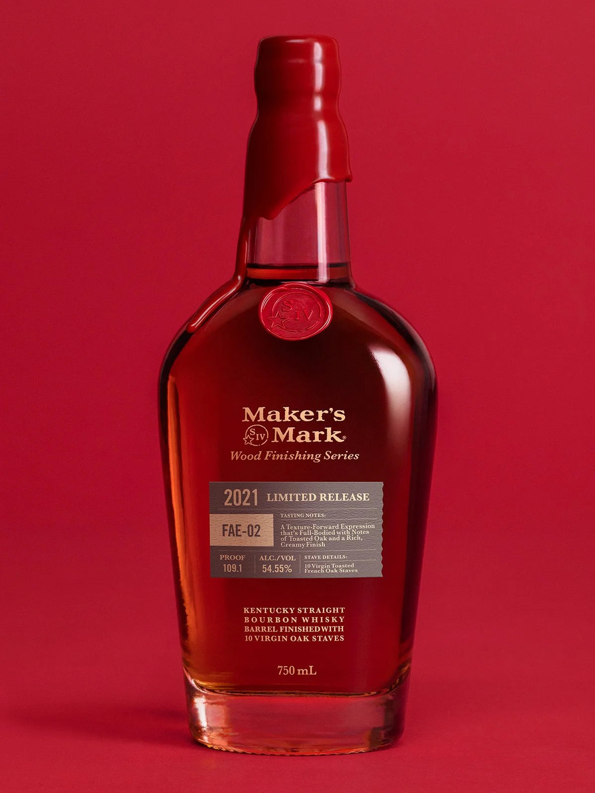 Maker's Mark Wood Finishing Series FAE-02 2021 Release product bottle