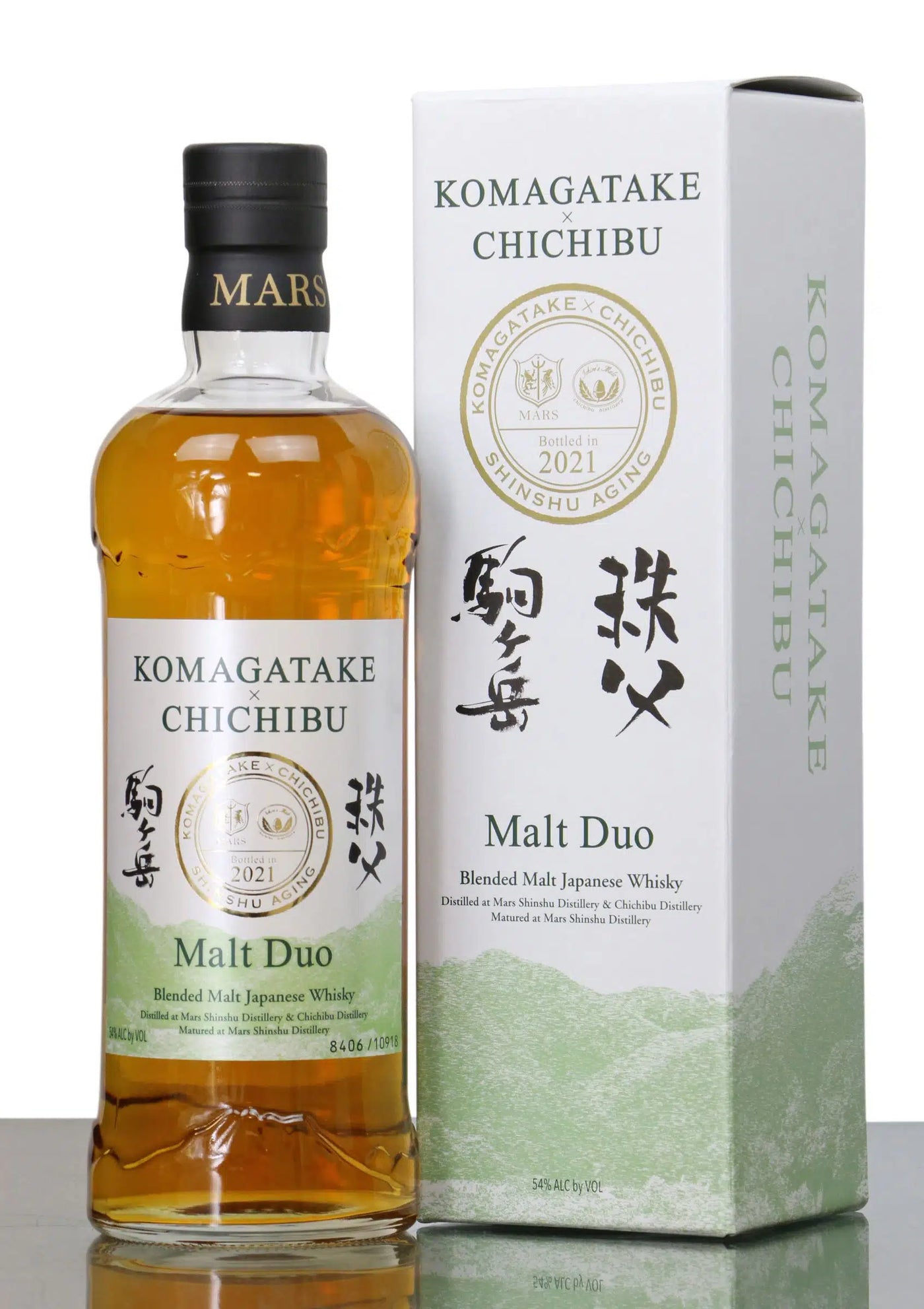 Mars Malt Duo Komagatake x Chichibu 2021 Japanese Whisky product bottle