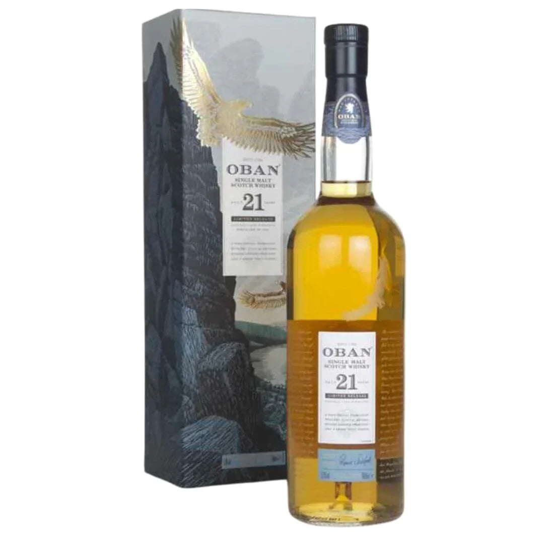 Oban 21 Year Old Single Malt Scotch Whisky product bottle