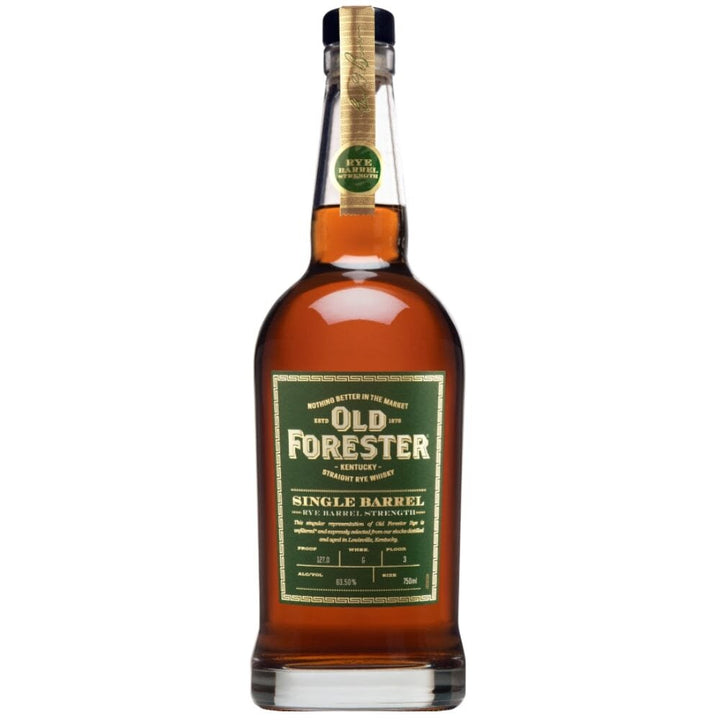 Old Forester Single Barrel Barrel Strength Rye Whiskey