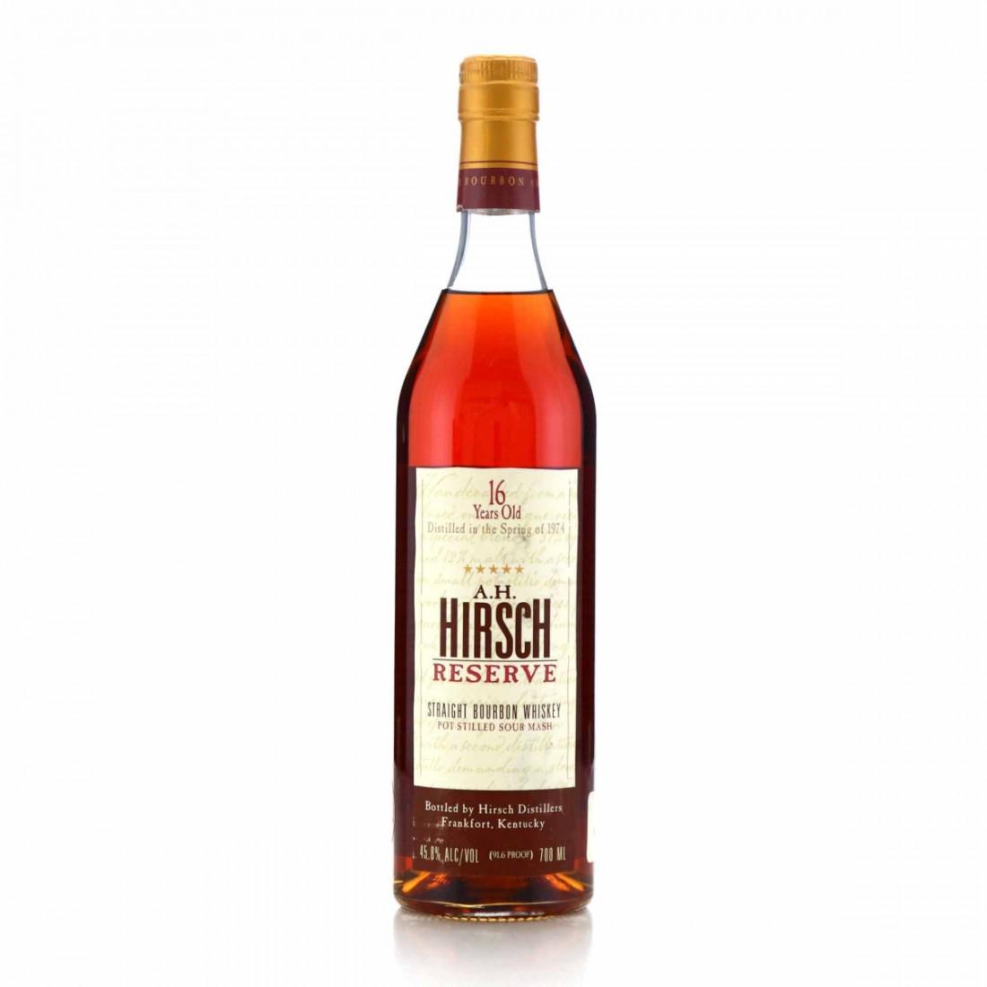 A.H. Hirsch 1974 Reserve 16 Year Old Straight Bourbon Whiskey product bottle