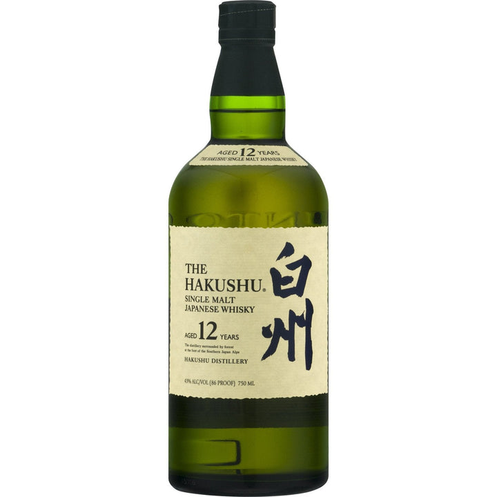 Hakushu 12 Year Old Single Malt Japanese Whisky 750 ml product bottle