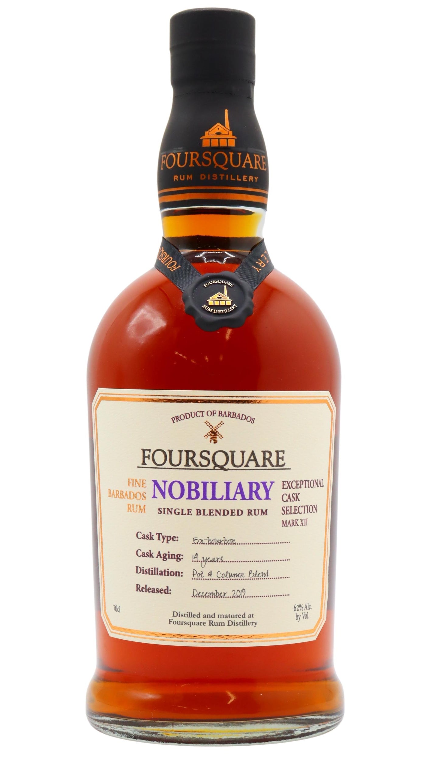Foursquare Nobiliary 14 Year Old Rum product bottle