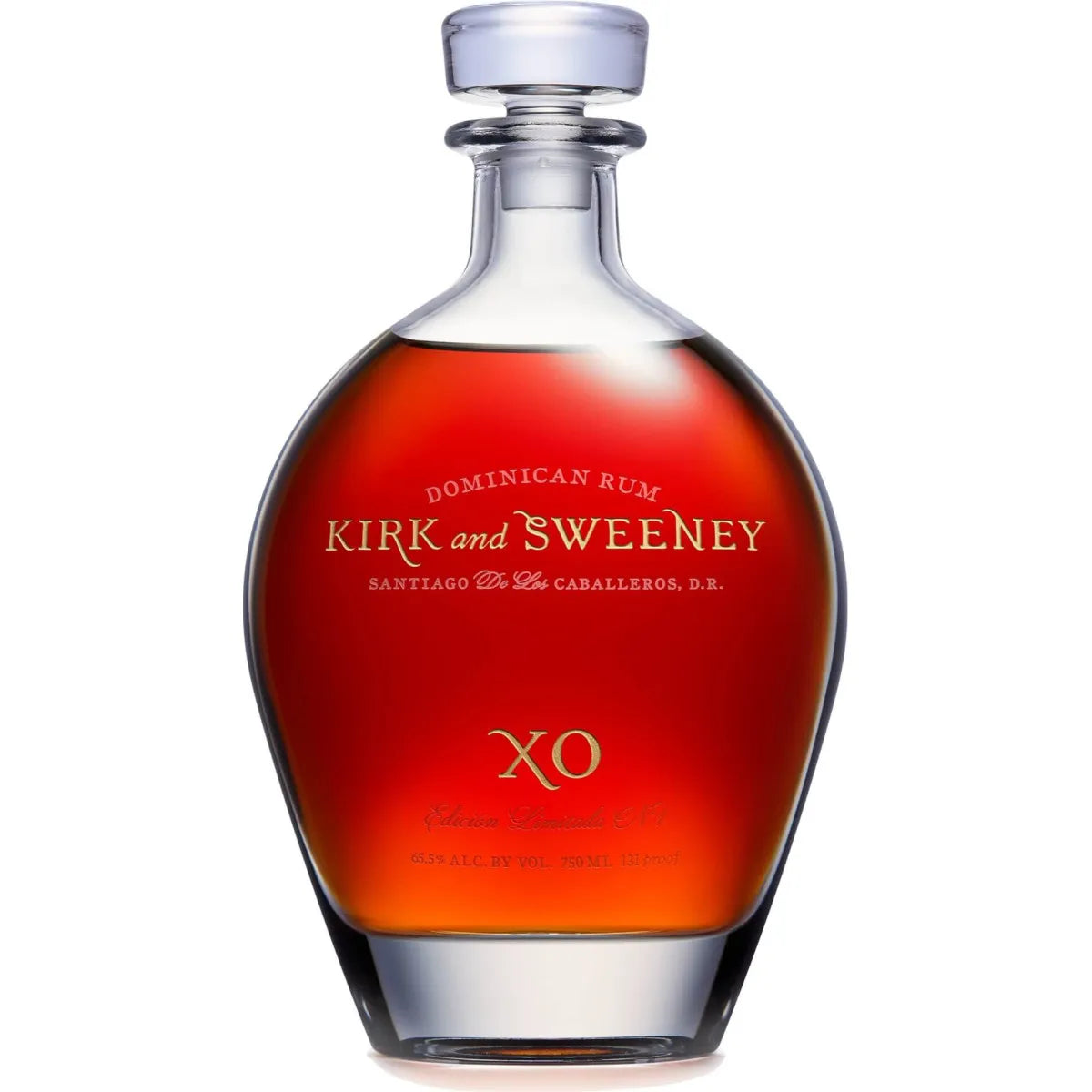 Kirk and Sweeney XO Dominican Rum product bottle