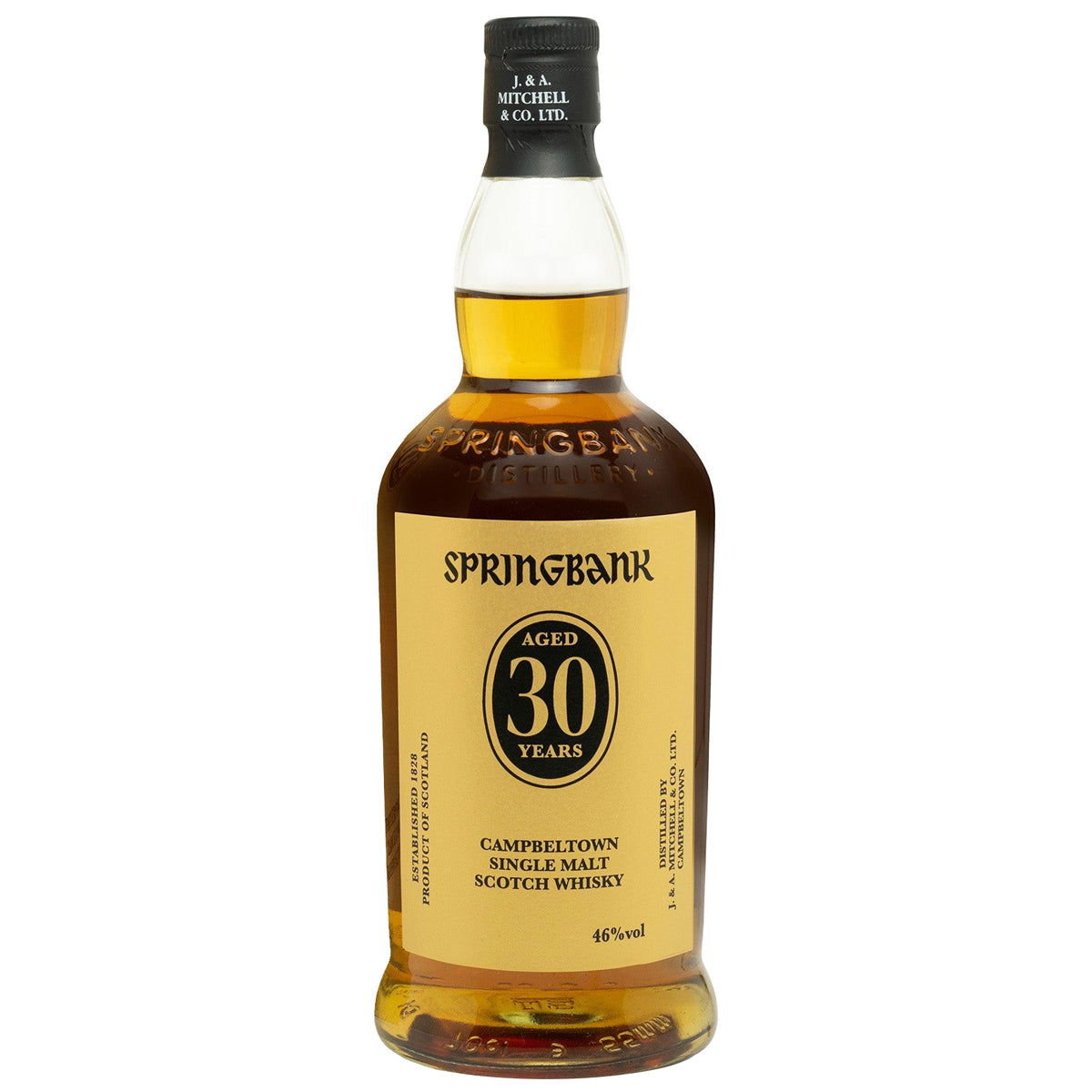 Springbank 30 Year Old Single Malt Scotch Whisky product bottle