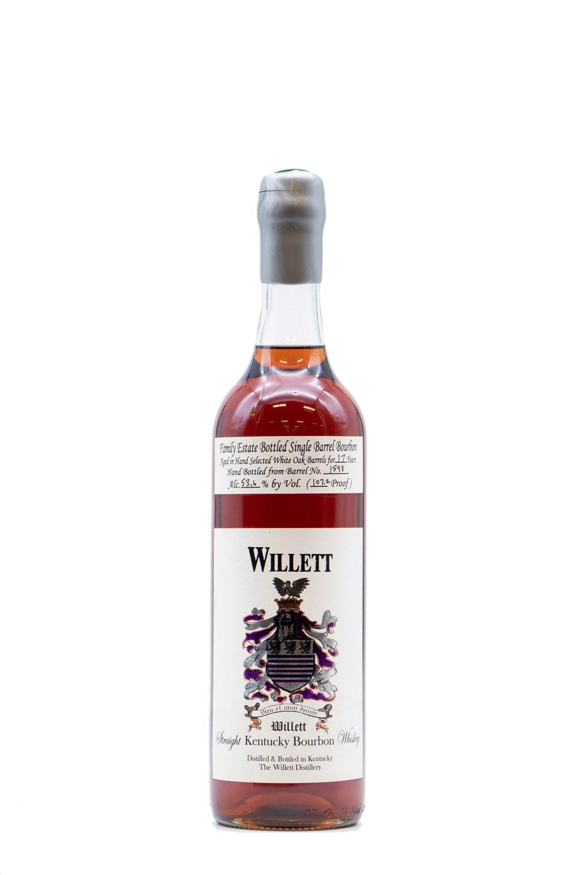 Willett Family Estate 17 Year Old Single Barrel Straight Bourbon Whiskey product bottle