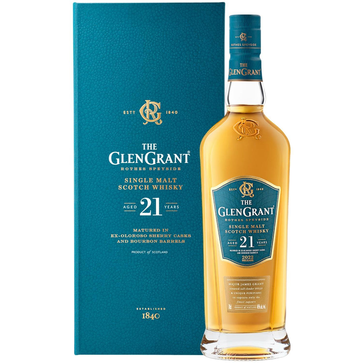 The Glen Grant 21 Year Old Single Malt Scotch Whisky