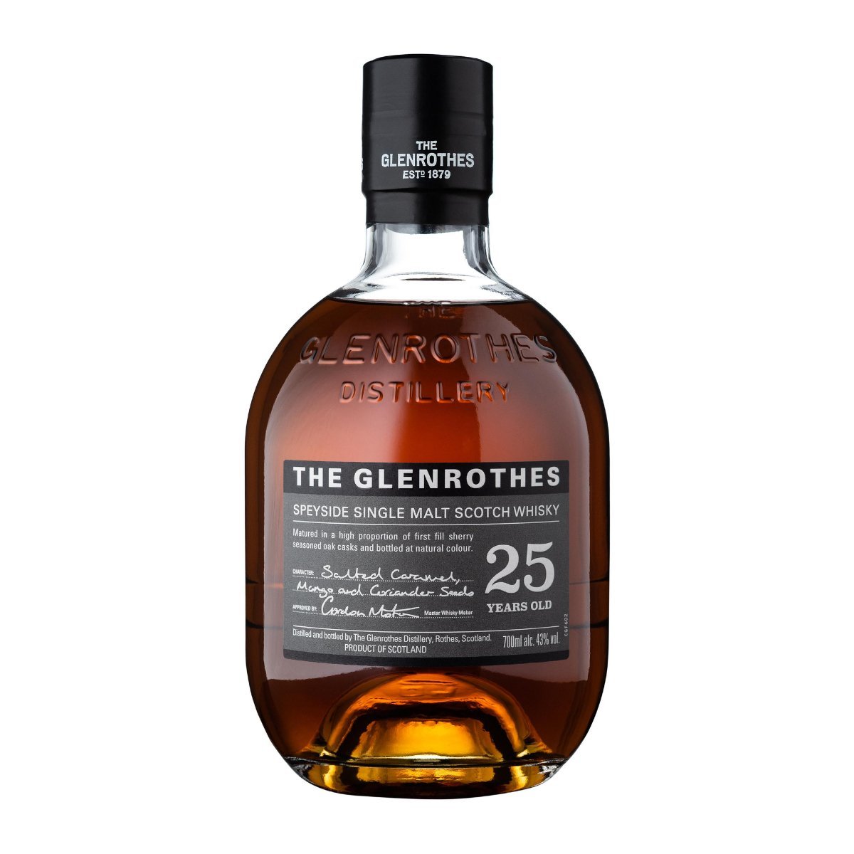 The Glenrothes 25 Year Old Single Malt Scotch Whisky