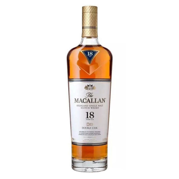 The Macallan Double Cask 18 Year Old Single Malt Scotch Whisky product bottle