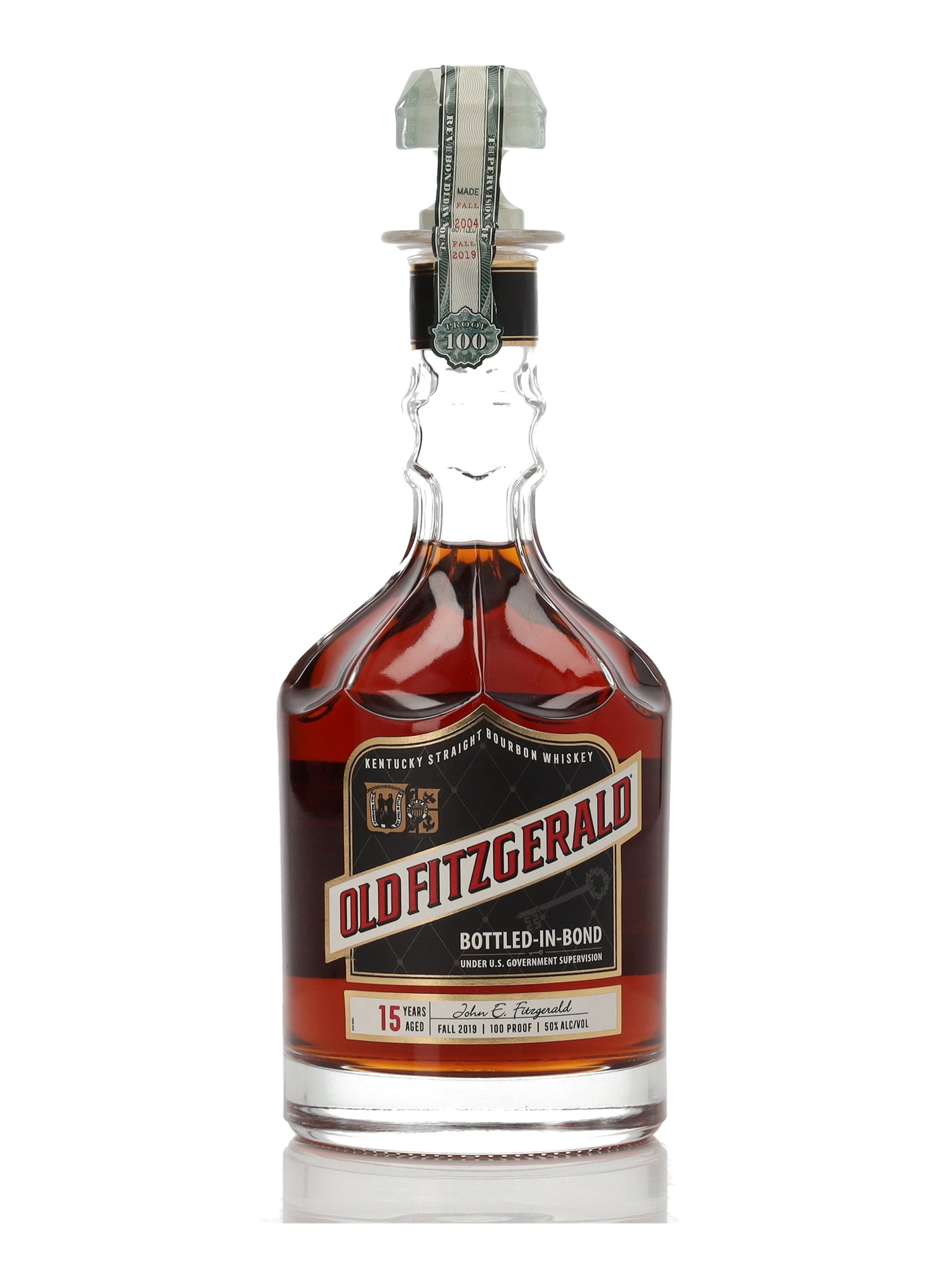 Old Fitzgerald 15 Year Old Bottled in Bond Kentucky Straight Bourbon Whiskey product bottle