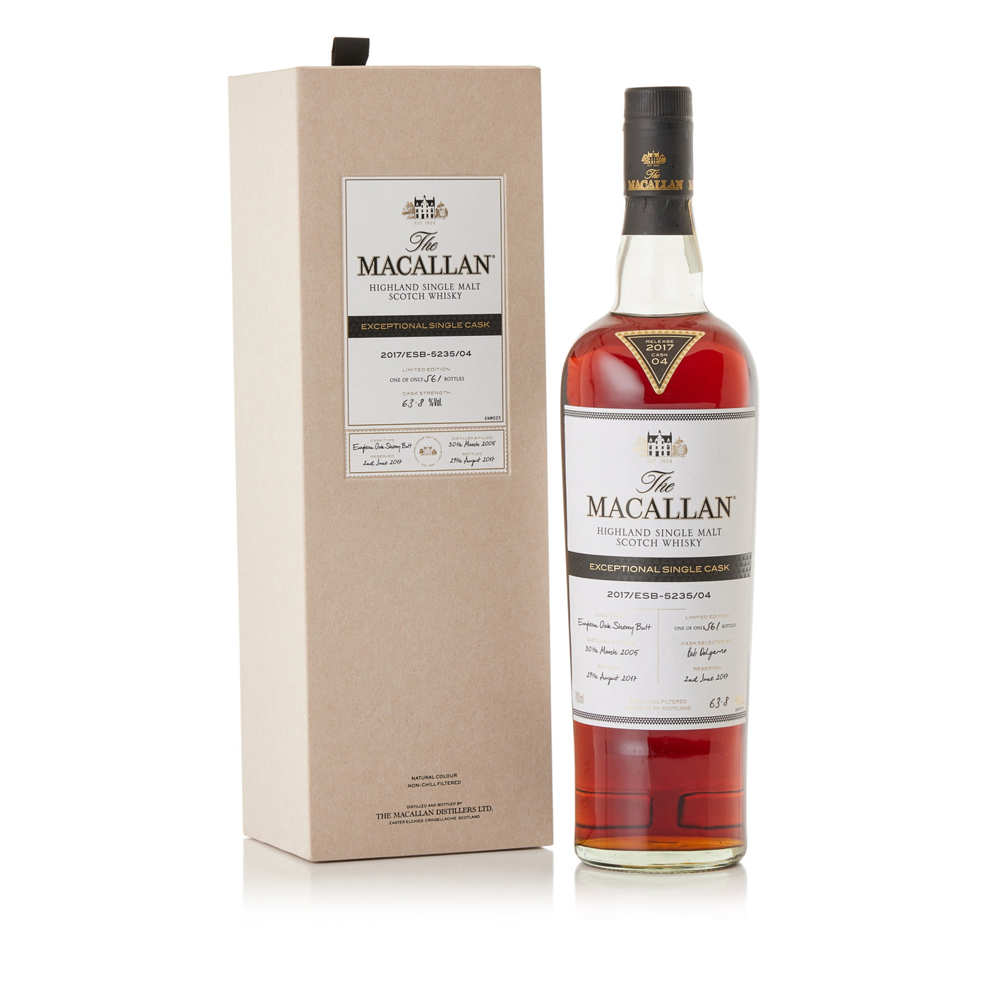 The Macallan Exceptional Single Cask 2017/ESB-2339/05 product bottle