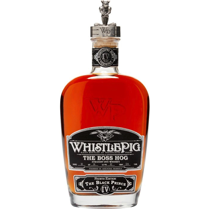 WhistlePig The Boss Hog IV The SKINNY Black Prince IV product bottle