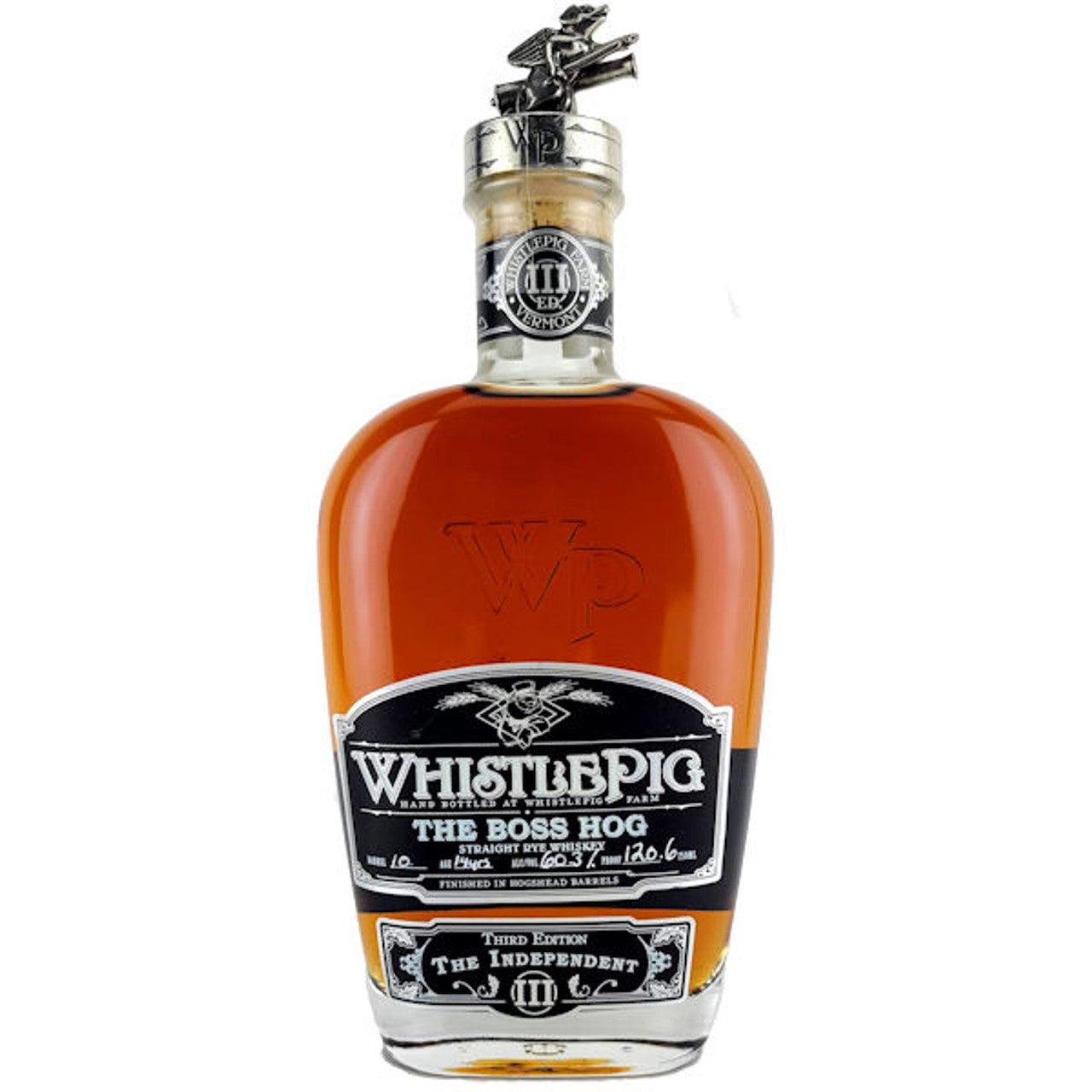 WhistlePig The Boss Hog III: The Independent product bottle