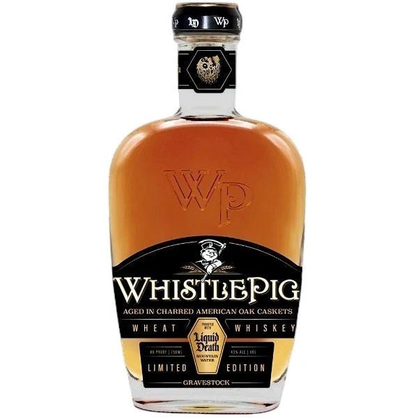 WhistlePig x Liquid Death Gravestock Wheat Whiskey Limited Edition