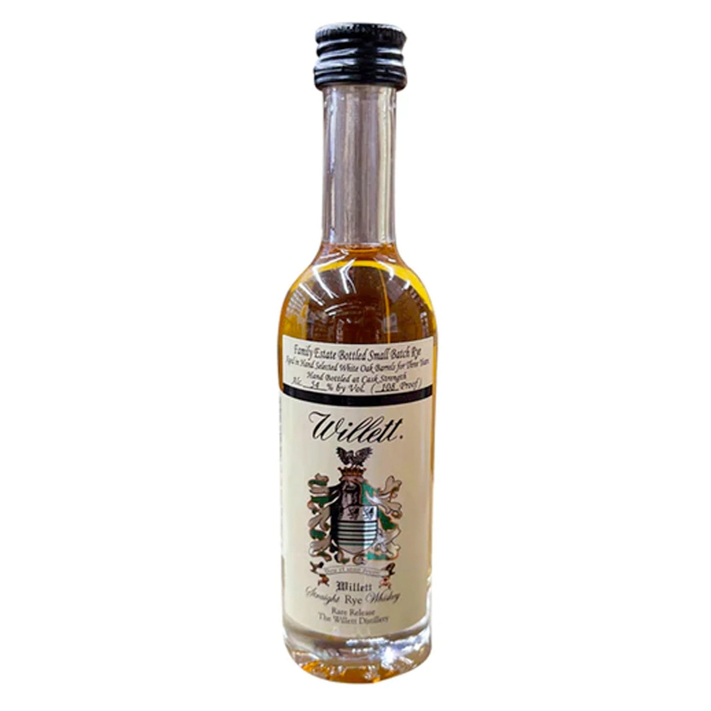 Willett Family Estate Straight Rye Whiskey 50ml product bottle
