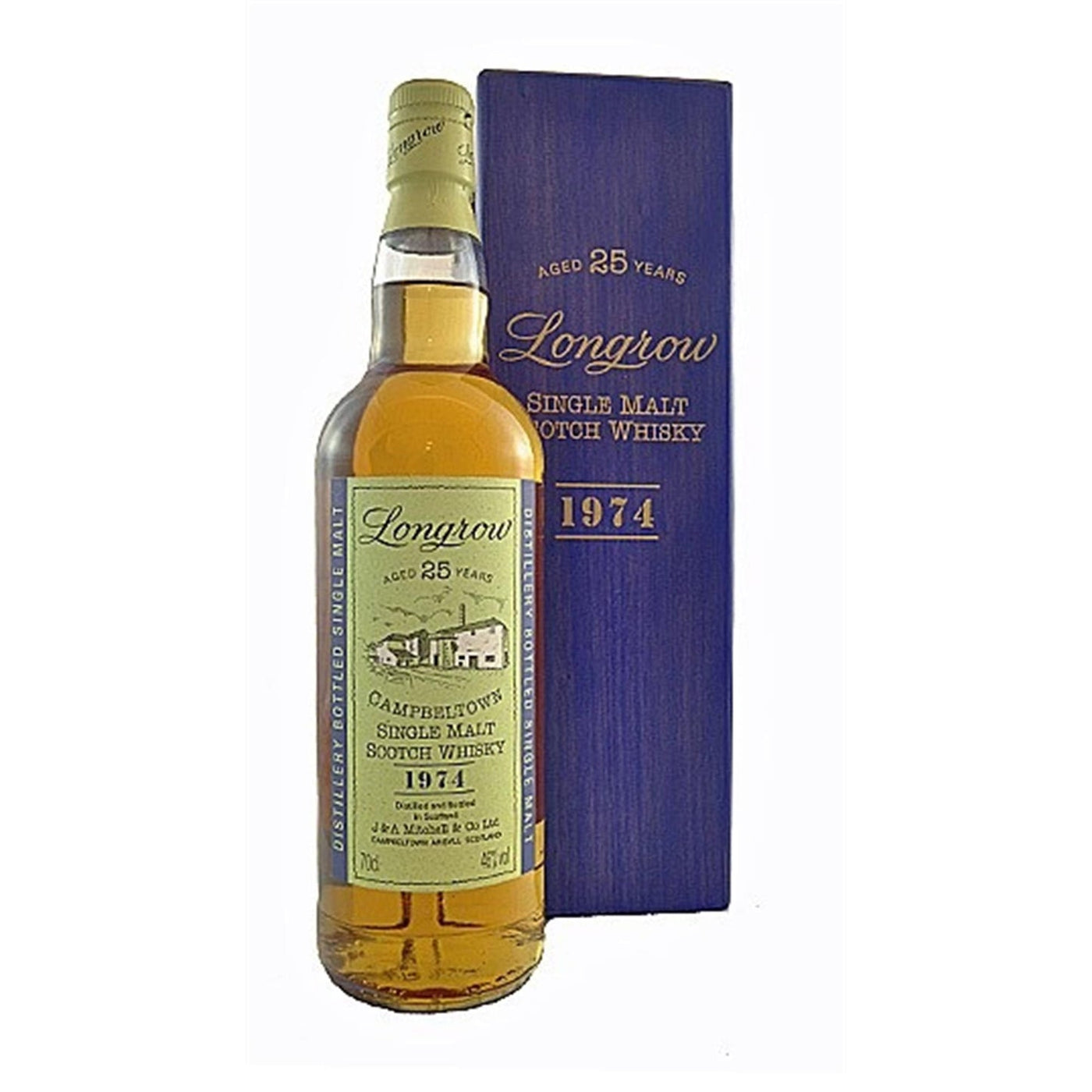 Longrow 25 Year Old 1974 Vintage Single Malt Scotch Whisky product bottle